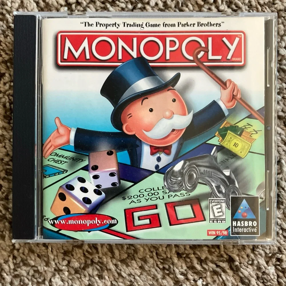 Hasbro Monopoly Game PC Game for Windows 95/98